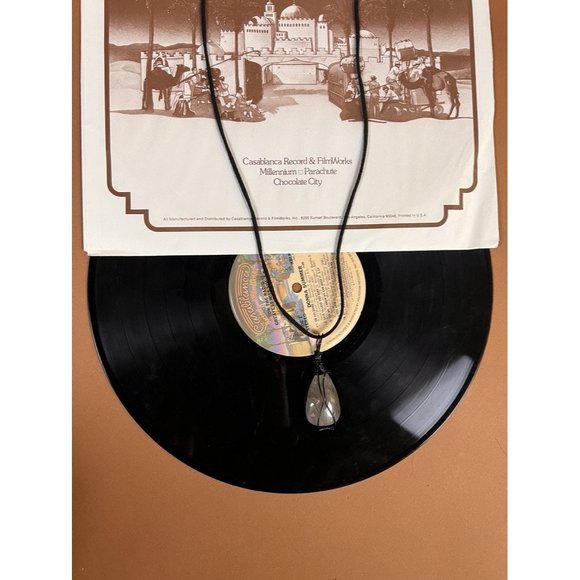 The Smoky Quartz Wire Wrapped Pendant Handmade Necklace On Suede Cord- B… - Picture 5 of 6